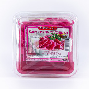 Koolsalade Euro-Asia "Georgische stijl", 260 g Koolsalade Euro-Asia "Georgische stijl", 260 g