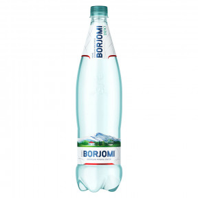 Мінеральна вода Боржомі в пластиковій пляшці, 1л Мінеральна вода Боржомі в пластиковій пляшці, 1л
