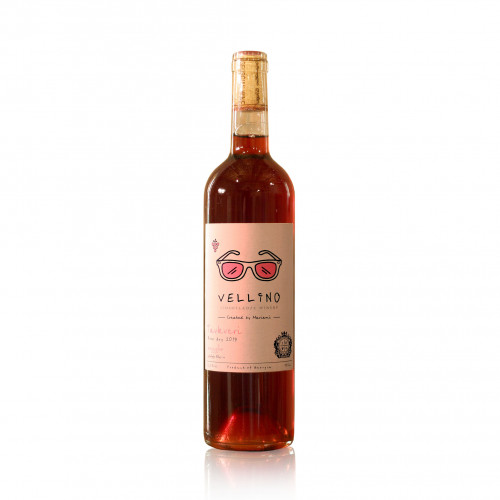 Грузинське рожеве сухе вино Vellino Tavkveri 2019