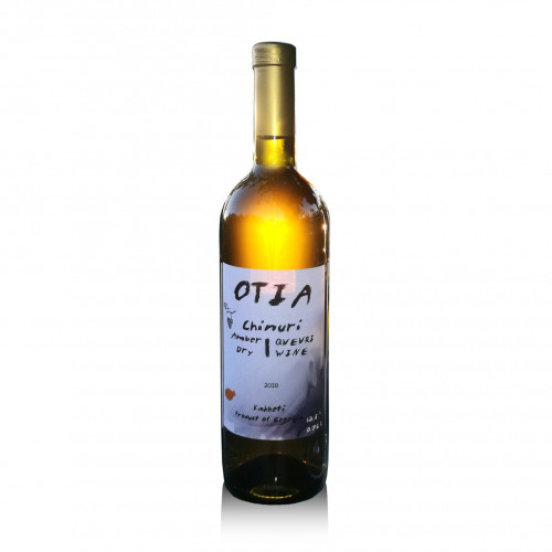 Грузинское оранжевое сухое вино OTIA Chinuri Qvevri 2018