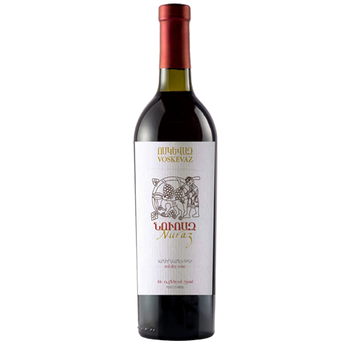 Армянское красное сухое вино Voskevaz Nuraz