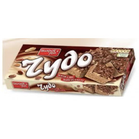 Waffle cake "Miracle" with chocolate cream and peanuts, 280g