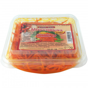 Морква "По-корейськи" гостра, 270г Морква "По-корейськи" гостра, 270г