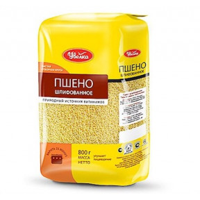 Geselecteerde gepolijste gierst Uvelka "Zolotoe", 800g Geselecteerde gepolijste gierst Uvelka "Zolotoe", 800g