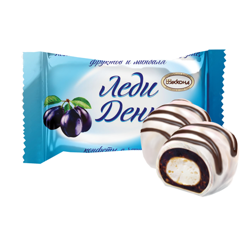 Candies Akkond "Lady Day" with prunes, 250g