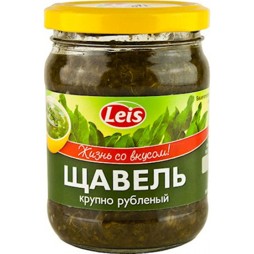 Sorrel Leis canned coarsely chopped, 250g