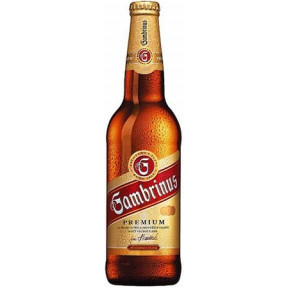 Tsjechisch bier Gambrinus Premium light 5,2% alc., 0,5l
