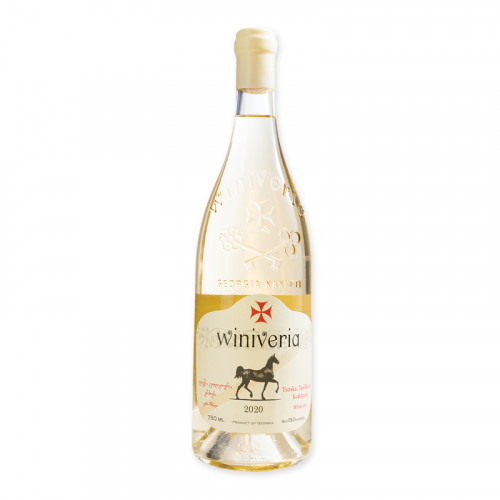 Georgische droge witte wijn Winiveria Tsitska tsolikouri Krakhuna