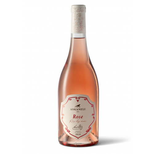 Грузинское розовое полусухое вино Askaneli Rose