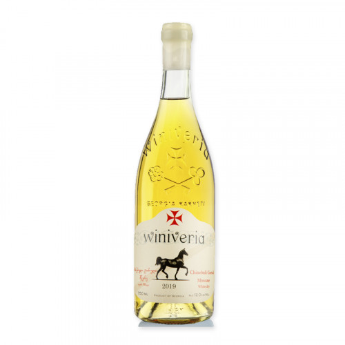 Georgische witte wijn Winiveria Chinebuli Goruli Mtsvane