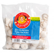 Пельмени Катюша "Уральские" из свинины и говядины, 750г