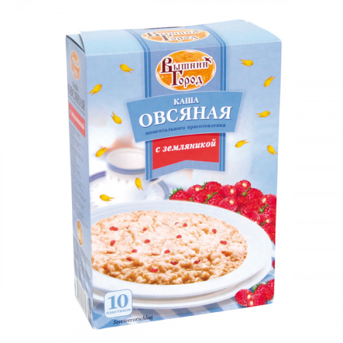 Каша овсяная с земляникой, 370г