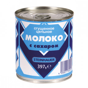 Згущене незбиране молоко з цукром, 8% жирності, 397г Згущене незбиране молоко з цукром, 8% жирності, 397г