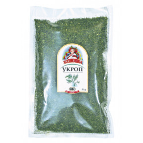 Укроп сушеный в пакетике, 50г