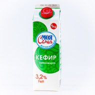 Кефир 3.2% жирности 1л  