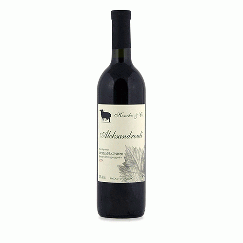 Georgische droge rode wijn Koncho Alexandrouli 2016