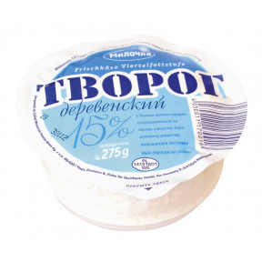Country cottage cheese "Darling" 15% fat, 275g 