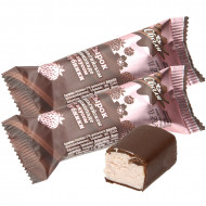 Сырок Сваля творожный co вкусом клубники в бельгийском шоколаде, 40г 