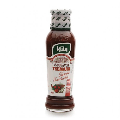 Сливовый грузинский соус ткемали красный острый Kula, 365г