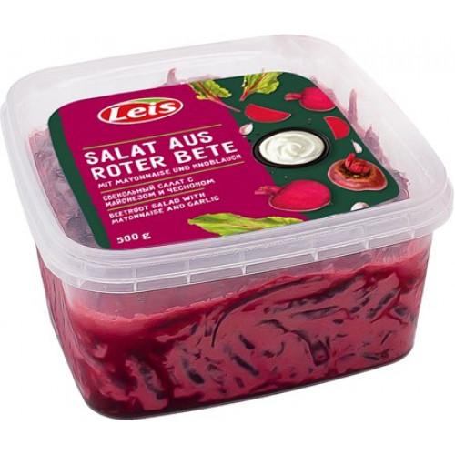 Beet salad Leis with mayonnaise and garlic, 350g