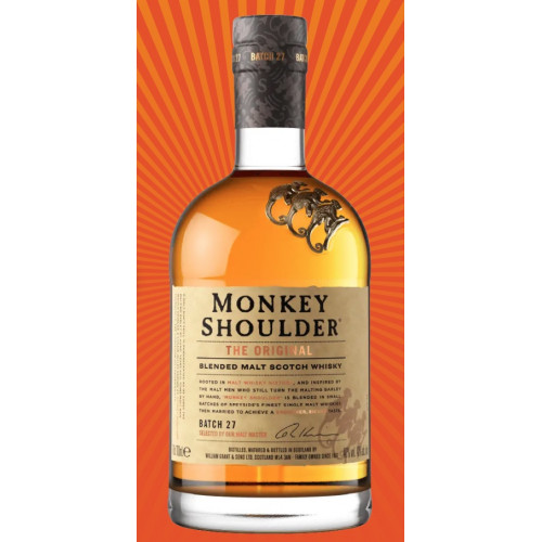 Шотландський віскі Monkey Shoulder Original 0,7л, 40% (тільки для бізнесів)