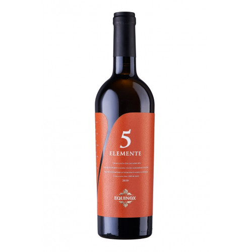 Молдавское оранжевое сухое вино Equinox 5 ELEMENTE ORANGE