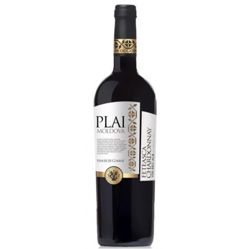 Молдавское белое сухое вино Plai Feteasca Alba-Chardonnay