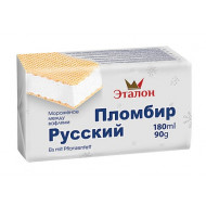 Морозиво Еталон "Пломбір між вафлями", 180г
