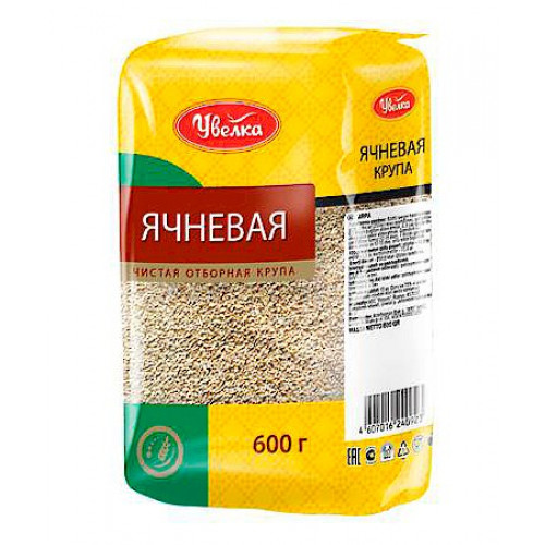 Barley groats Uvelka selected, 600g