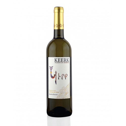 Армянское белое сухое вино Keerk 2019