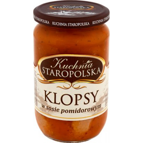 Kuchnia Staropolska gehaktballetjes met uien in tomatensaus, 500 g Kuchnia Staropolska gehaktballetjes met uien in tomatensaus, 500 g