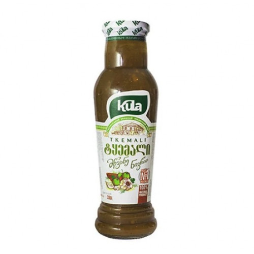 Сливовый грузинский соус ткемали зеленый классический Kula, 365г