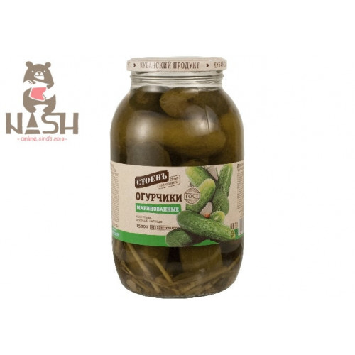 Pickled cucumbers Stoev, 1500g