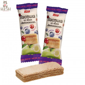 Pastila Michaela "Antonovskaya" met bosbessen en rode bosbessen, 30 g Pastila Michaela "Antonovskaya" met bosbessen en rode bosbessen, 30 g