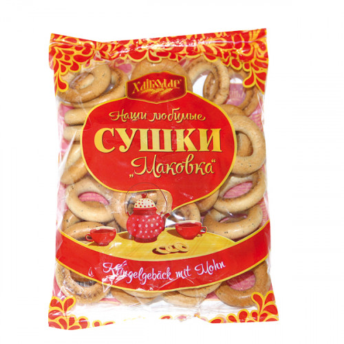 Gedroogde bagels met maanzaad "Makovka", 270 g