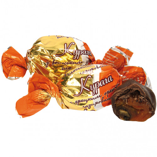 Candies "Dried apricots with a walnut glazed", 300g Candies "Dried apricots with a walnut glazed", 300g