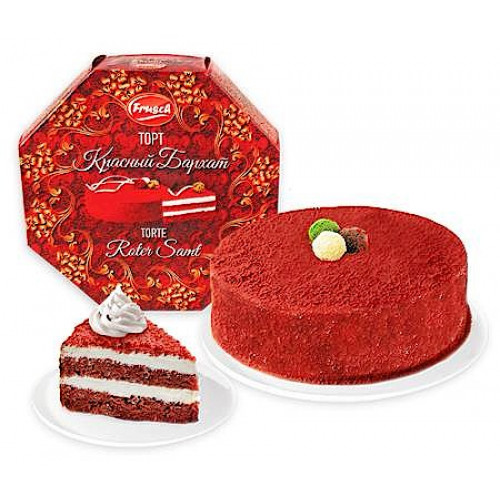 Торт Frusch "Червоний оксамит" заморожений, 950г