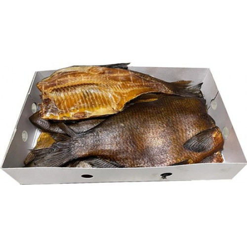 Smoked bream half carcass, about 250g