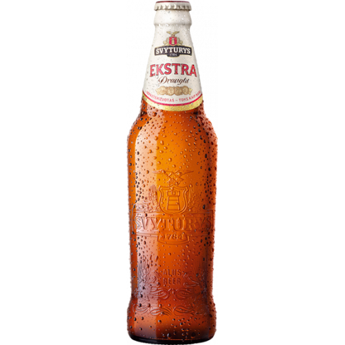 Пиво литовське Svyturys Ekstra Draught, 500мл