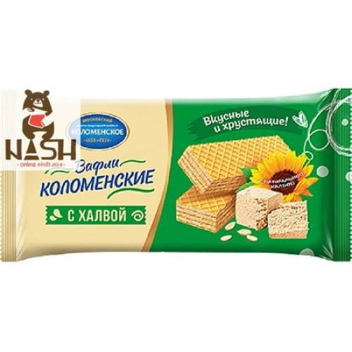 Waffles Kolomenskoye with Halva, 200g