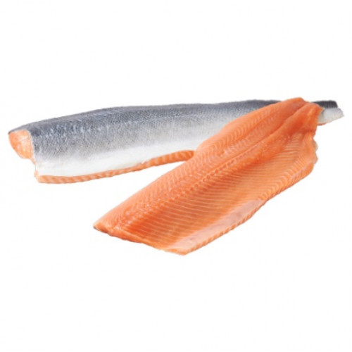 Whole fresh salmon fillet, about 1.5kg, surcharge for the weight is possible